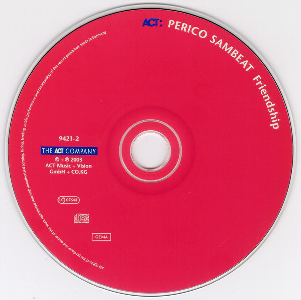 Perico Sambeat - Friendship | ACT (ACT 9421-2) - 3