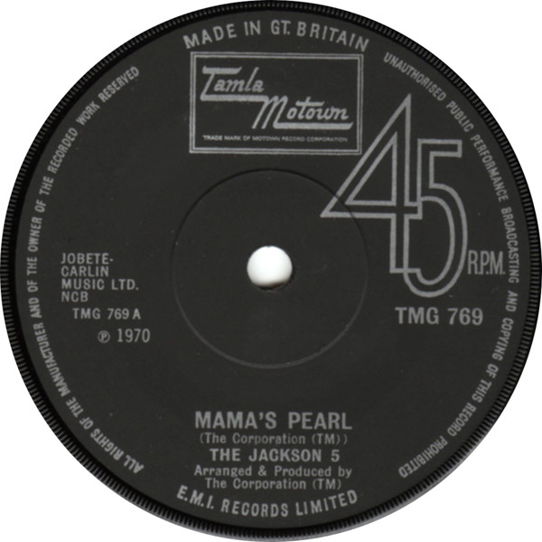 The Jackson 5 - Mama's Pearl | Tamla Motown (TMG 769) - main