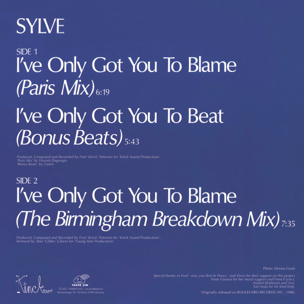 Sylve - I've Only Got You To Blame | THANK YOU (THANKYOU011) - 2