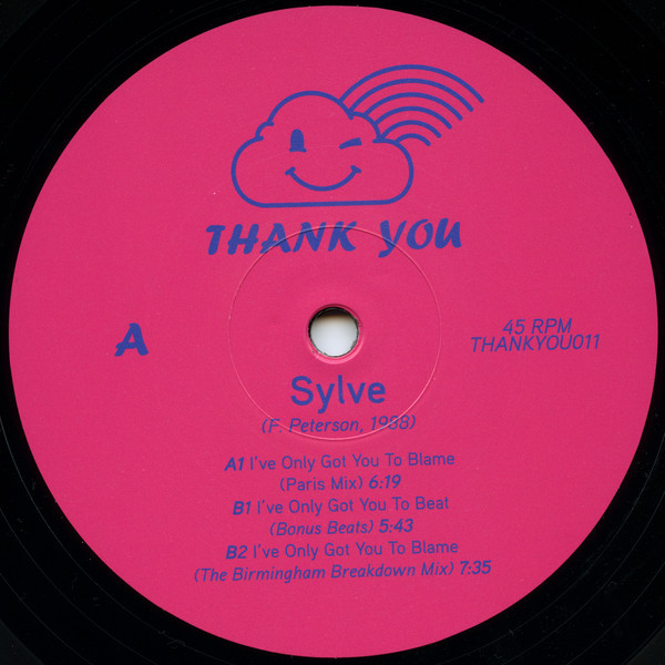 Sylve - I've Only Got You To Blame | THANK YOU (THANKYOU011) - 3