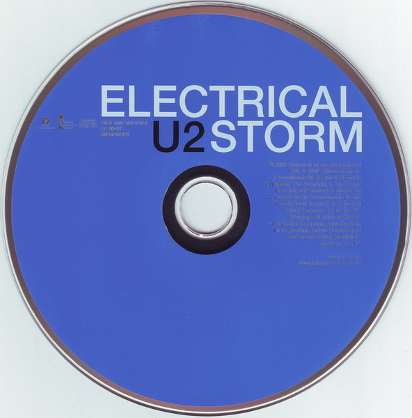 U2 - Electrical Storm | Island Records (CIDX 808) - 4