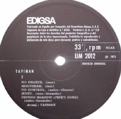 Tapiman - Tapiman | Edigsa (UM 2012) - 4