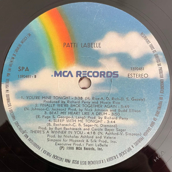 Patti LaBelle - Winner In You | MCA Records (1590481) - 3