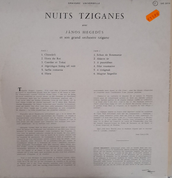 János Hegedüs - Nuits tziganes | Guilde Internationale Du Disque (SB 2414) - 2 János Hegedüs - Nuits tziganes | Guilde Internationale Du Disque (SB 2414) - 2