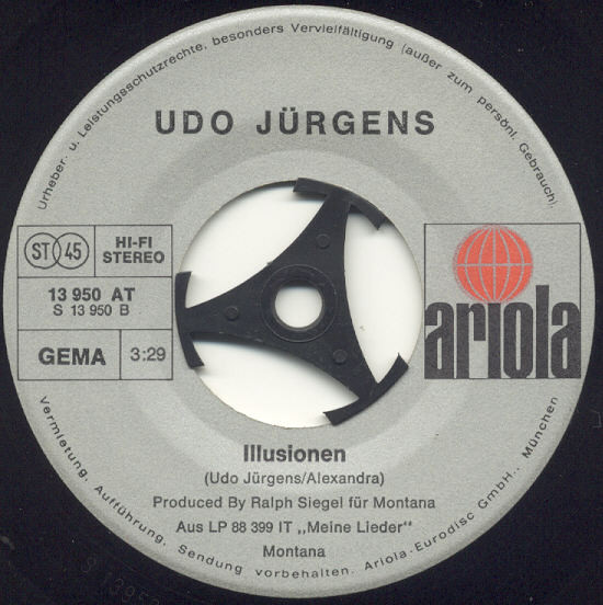 Udo Jürgens - Ein Ehrenwertes Haus | Ariola (13 950 AT) - 4