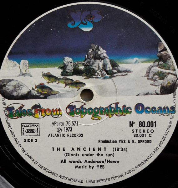 Yes - Tales From Topographic Oceans | Atlantic (80 001) - 4