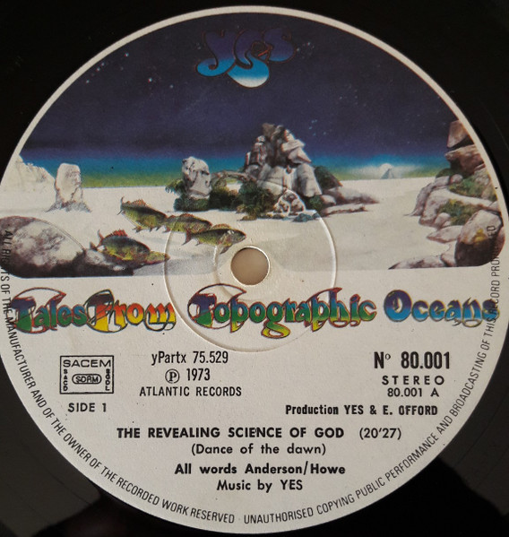 Yes - Tales From Topographic Oceans | Atlantic (80 001) - 2