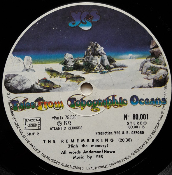 Yes - Tales From Topographic Oceans | Atlantic (80 001) - 3