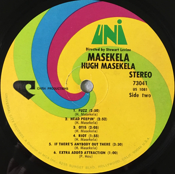 Hugh Masekela - Masekela | UNI Records (73041) - 4
