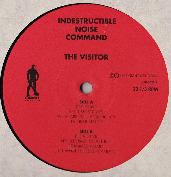Indestructible Noise Command - The Visitor | Giant Records (GRI-6025-1) - 3