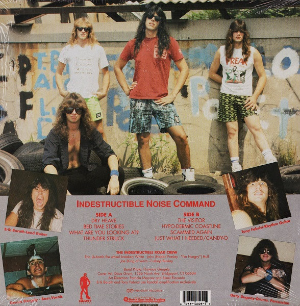Indestructible Noise Command - The Visitor | Giant Records (GRI-6025-1) - 2