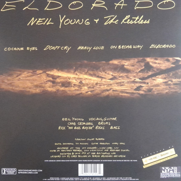 Neil Young & The Restless - Eldorado | Reprise Records (093624951971) - 2 Neil Young & The Restless - Eldorado | Reprise Records (093624951971) - 2