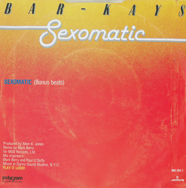 Bar-Kays - Sexomatic | Mercury (880 255-7) - 2