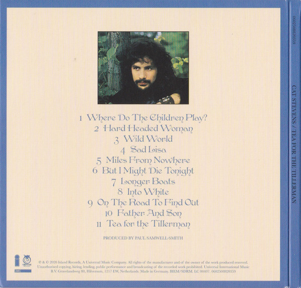 Cat Stevens - Tea For The Tillerman | Island Records (0602508820359) - 2