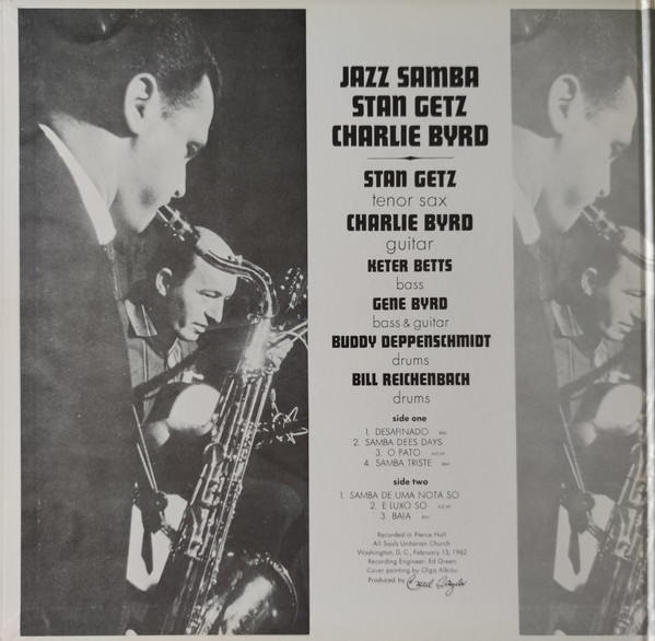 Stan Getz / Charlie Byrd - Jazz Samba | Verve Records (MV 2089)