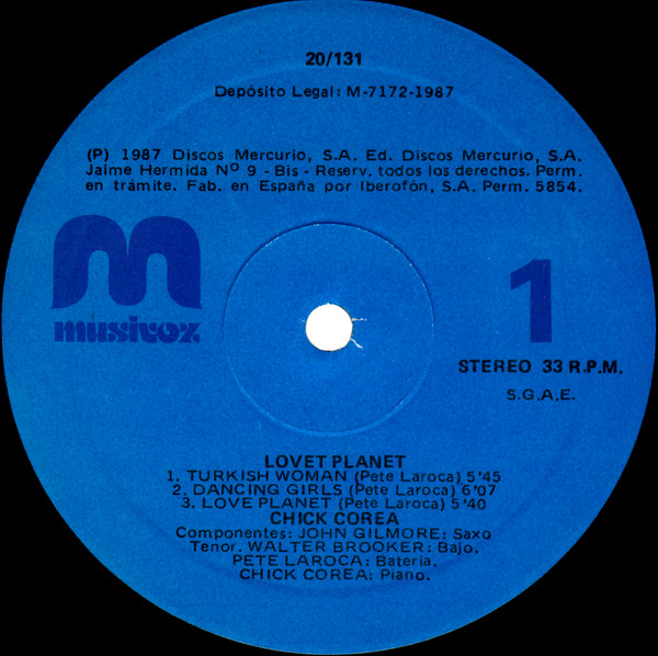 Chick Corea - Love Planet | Musivoz (20/131) - 3