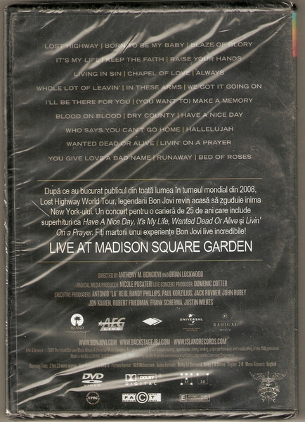 Bon Jovi - Live At Madison Square Garden | Island Records (06025 272 469-1 (8)) - 4 Bon Jovi - Live At Madison Square Garden | Island Records (06025 272 469-1 (8)) - 4