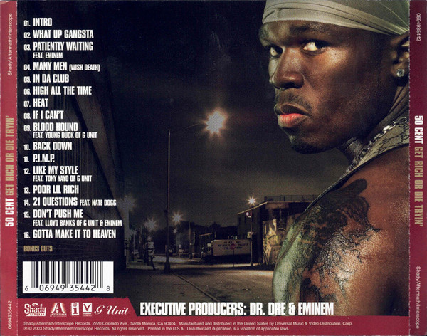 50 Cent - Get Rich Or Die Tryin' | Shady Records (0694935442) - 2