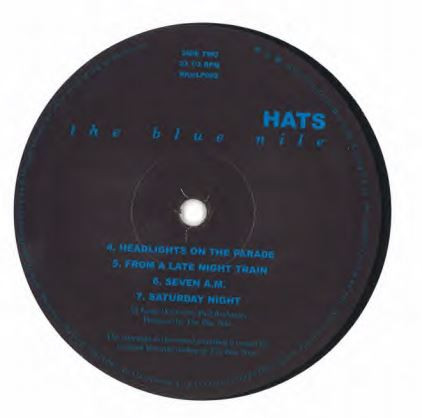 The Blue Nile - Hats | Confetti Records (Bluelp002) - 4 The Blue Nile - Hats | Confetti Records (Bluelp002) - 4