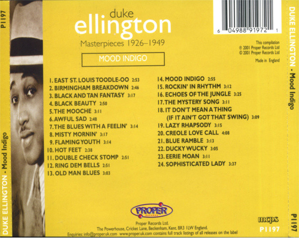 Duke Ellington - Masterpieces 1926-1949 | Proper Records (PROPERBOX 25) - 4 Duke Ellington - Masterpieces 1926-1949 | Proper Records (PROPERBOX 25) - 4