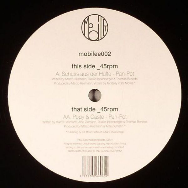 Pan-Pot - Popy & Caste | Mobilee (mobilee002)