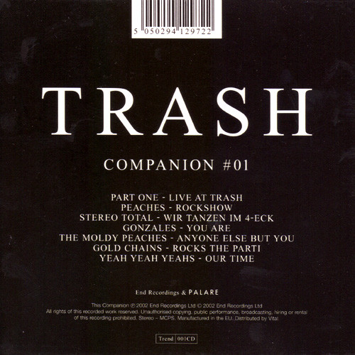 Various - Trash Companion #01 | End Recordings (Trend001CD)