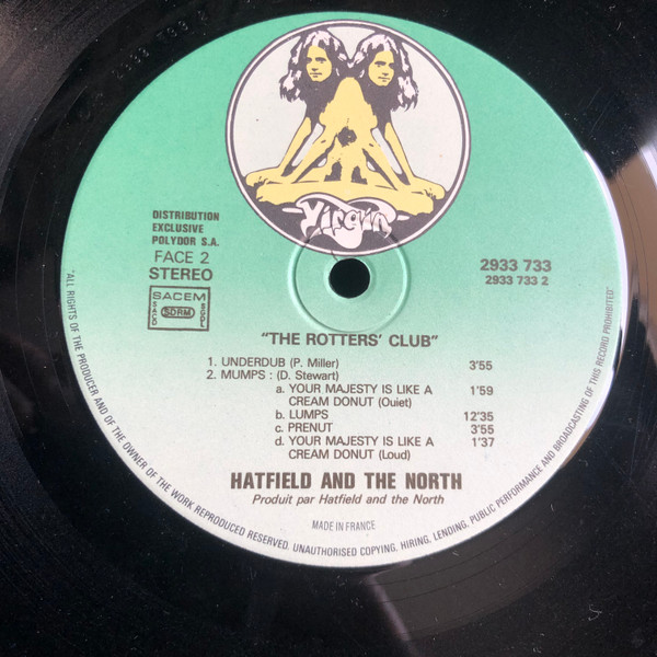 Hatfield And The North - The Rotters' Club | Virgin (2933 733) - 4 Hatfield And The North - The Rotters' Club | Virgin (2933 733) - 4