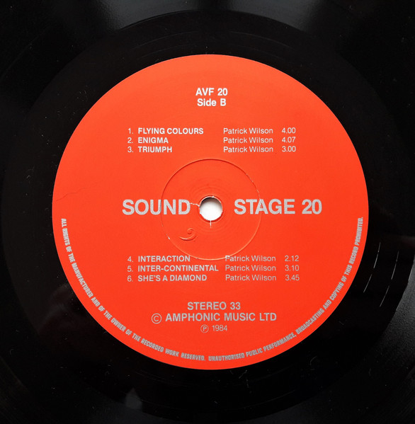 Patrick Wilson - Sound Stage 20 - Innovation | Amphonic Music Ltd. (AVF 20) - 4