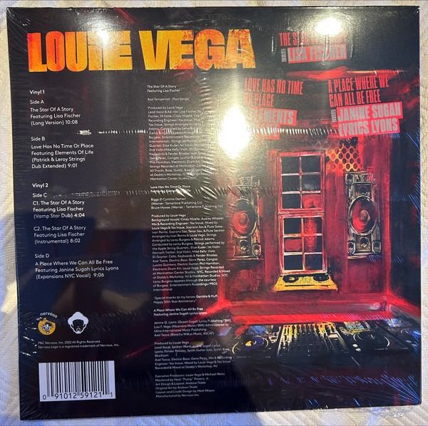 Louie Vega - The Star Of A Story / Love Has No Time Or Place / A Place Where We Can All Be Free | Nervous Records (NER25912) - 2 Louie Vega - The Star Of A Story / Love Has No Time Or Place / A Place Where We Can All Be Free | Nervous Records (NER25912) - 2