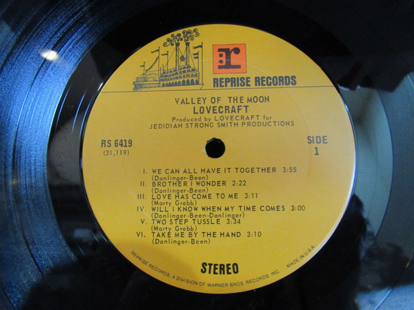 HP Lovecraft - Valley Of The Moon | Reprise Records (6419) - 3