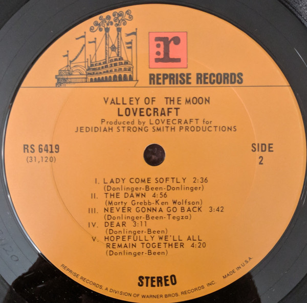 HP Lovecraft - Valley Of The Moon | Reprise Records (6419) - 4