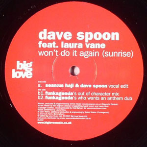 Dave Spoon Feat. Laura Vane - Won't Do It Again (Sunrise) | Big Love (BL032) - main