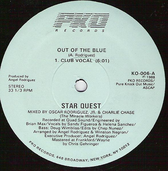 Star Quest - Out Of The Blue | PKO Records (KO-006) - main Star Quest - Out Of The Blue | PKO Records (KO-006) - main