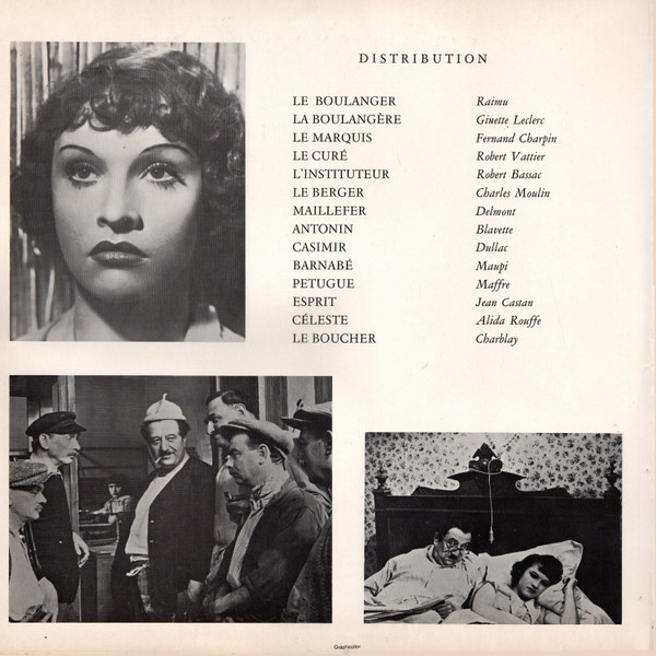 Marcel Pagnol - La Femme Du Boulanger (2LP) [Vinyl] | Editions C M F (C M F 09) - 2