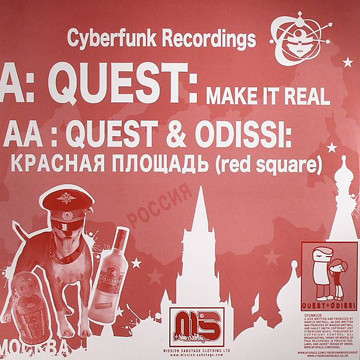 DJ Quest / Quest & Odissi - Make It Real / Red Square | Cyberfunk Records (CFUNK028) - 2 DJ Quest / Quest & Odissi - Make It Real / Red Square | Cyberfunk Records (CFUNK028) - 2