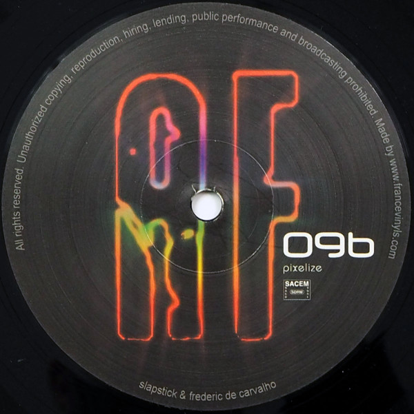 Slapstick & Frederic De Carvalho - Insane / Pixelize | Absolut Freak Records (AF09) - 3