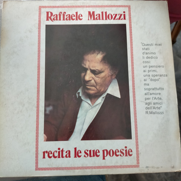 Raffaele Mallozzi - Recita Le Sue Poesie | Drim General Music (LP 1001)