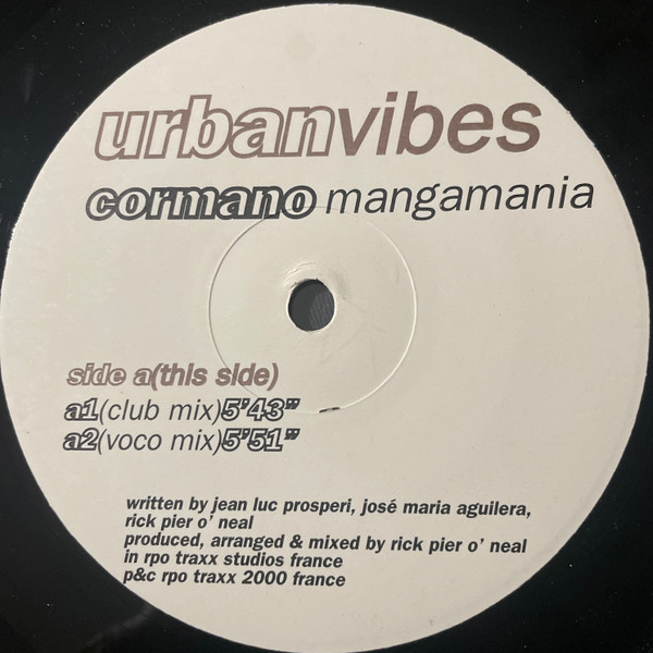 Cormano - Mangamania | Urban Vibes (UBV 003) - 2