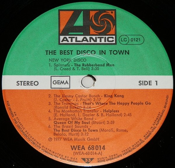 Various - The Best Disco In Town | Warner Bros. Records (WEA 68 014) - 3 Various - The Best Disco In Town | Warner Bros. Records (WEA 68 014) - 3