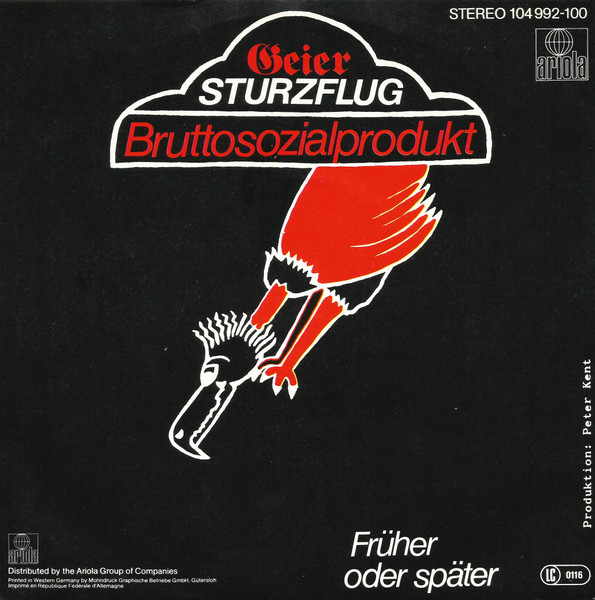 Geier Sturzflug - Bruttosozialprodukt | Ariola (104 992) - 2