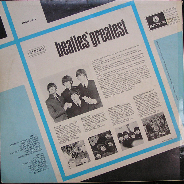 The Beatles - Beatles' Greatest | Parlophone (OMHS 3001) - 2 The Beatles - Beatles' Greatest | Parlophone (OMHS 3001) - 2