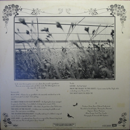 Leo Kottke - Greenhouse | Capitol Records (3C 054-86404) - 2 Leo Kottke - Greenhouse | Capitol Records (3C 054-86404) - 2