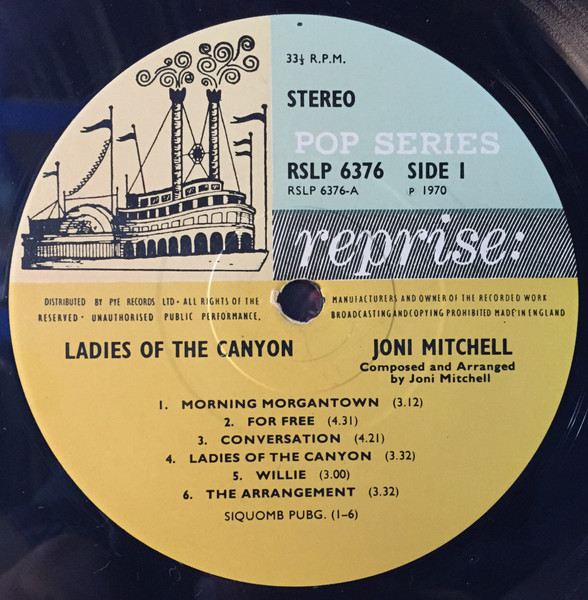 Joni Mitchell - Ladies Of The Canyon | Reprise Records (RSLP 6376) - 4