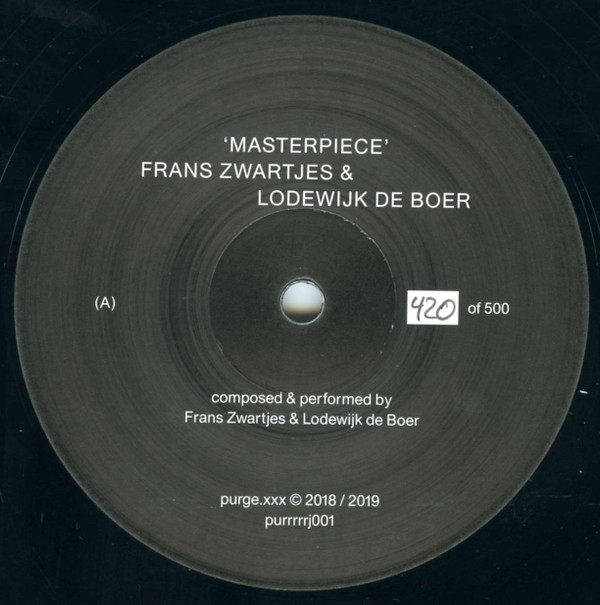 Frans Zwartjes & Lodewijk de Boer / Frans Zwartjes Sound System - Masterpiece  /  Spectator | Purge.xxx (purrrrrj001) - 3