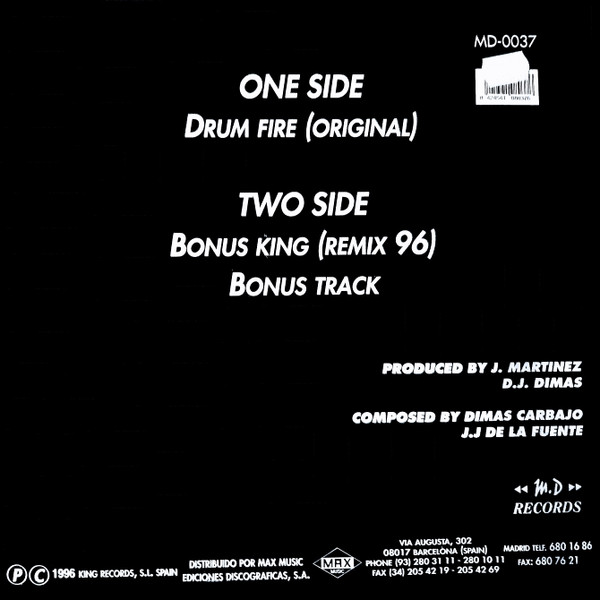The King Of House - Drum Fire | MD Records (MD-0037) - 2 The King Of House - Drum Fire | MD Records (MD-0037) - 2