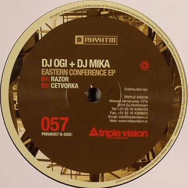 DJ Ogi + DJ Mika - Eastern Conference EP | Planet Rhythm Records (PRRUK057) - 2