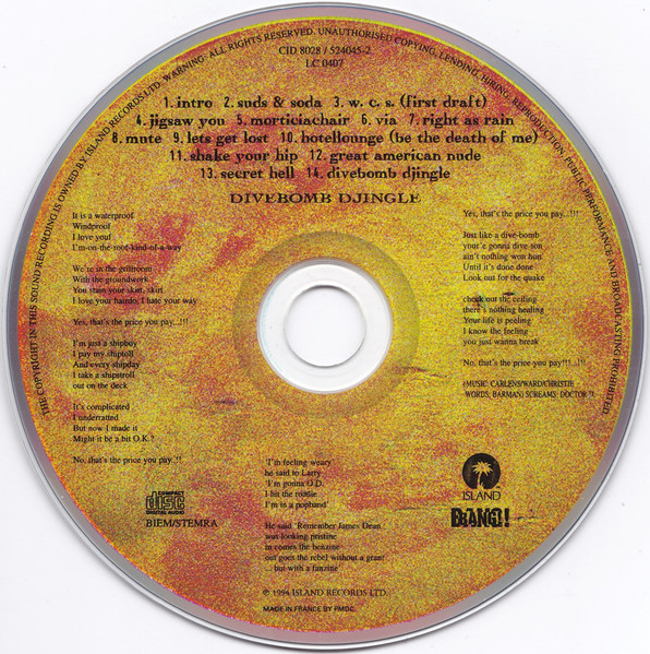 dEUS - Worst Case Scenario | Island Records (CID8028) - 4