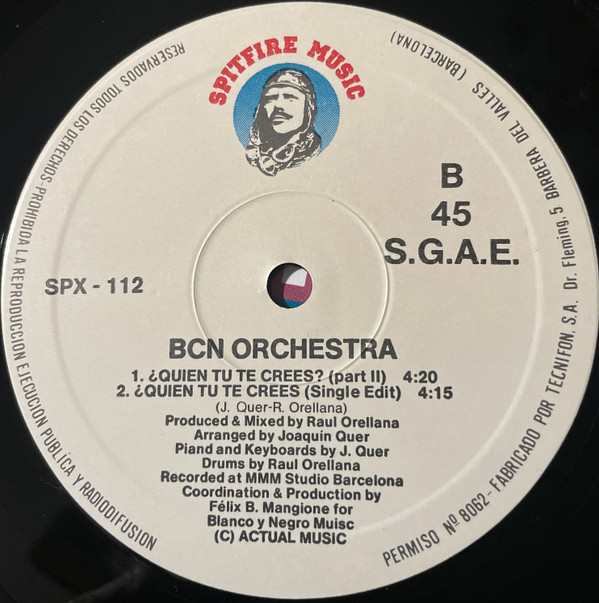 BCN Orchestra - ¿Quien Tu Te Crees? | Spitfire Music (SPX - 112) - 3