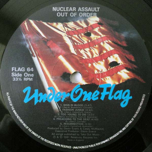 Nuclear Assault - Out Of Order | Under One Flag (FLAG 64) - 3