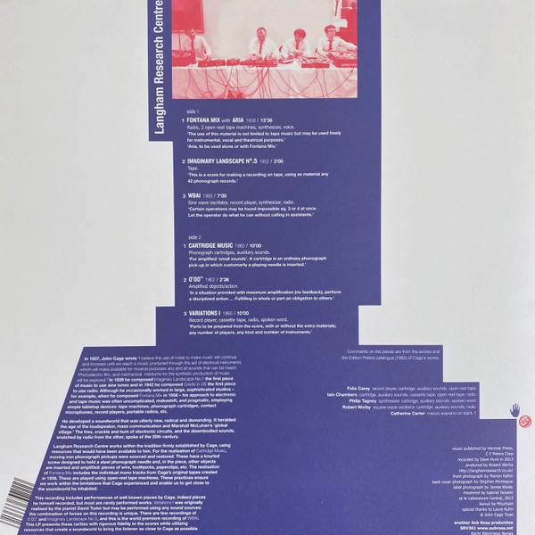 John Cage - Early Electronic And Tape Music | Sub Rosa (SRV361) - 2